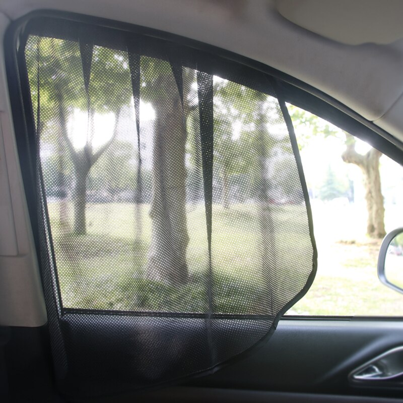SUV parasol de coche ventana sombra doble espesor lado trasero ventana sombrillas de automóviles de ajuste Universal para rv camión protección UV