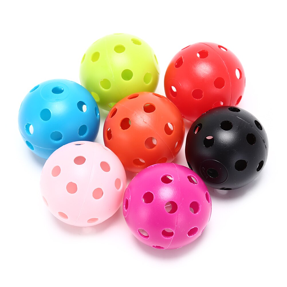50 stuks draagbare golf oefenballen voor training, whiffle airflow hol voor warming-ups vóór de wedstrijd, lichtgewicht en duurzame golfbal