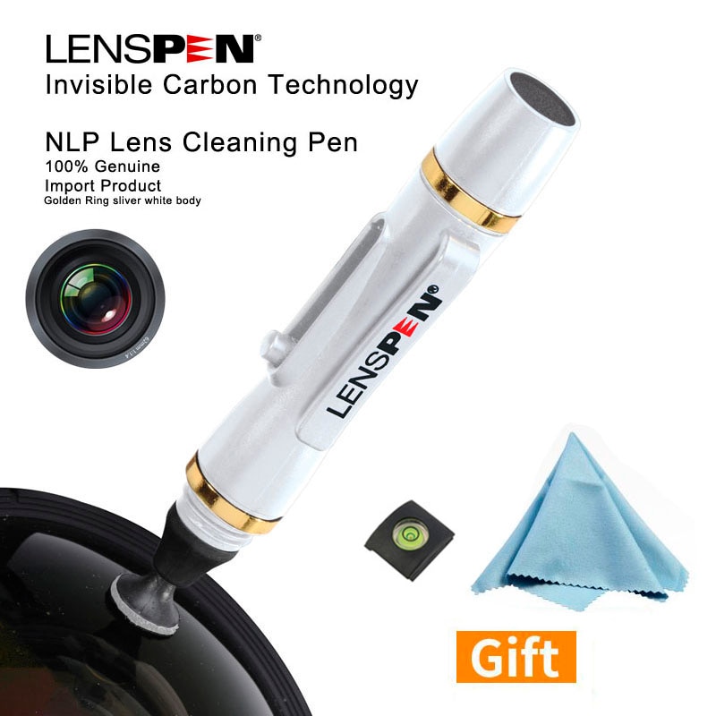 LENSPEN-NLP-1 Original y genuino 3 en 1, kit de limpieza, lente compuesta de carbono Invisible, para Canon, Nikon, Sony, DSLR, limpiador para cámara Pen