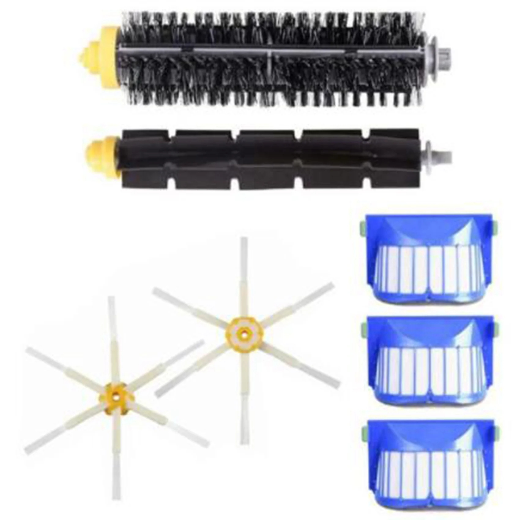 Filtro Hepa de Cepillo Lateral de rodillo central para iRobot Roomba 600 Series 605 606 616 620 650 655 660 676 680 690 Robot aspirador