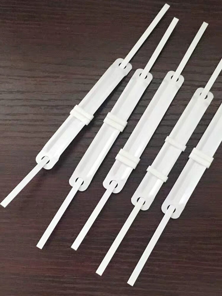Attaches en plastique à 2 trous pour documents, bandes de reliure à feuilles mobiles, équipement de bureau, accessoires pratiques: Default Title