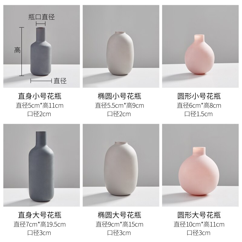 Accessoires de décoration de la maison | Vases à fleurs modernes pour fleurs, Vase en céramique, petite décoration de salon, décoration de bureau