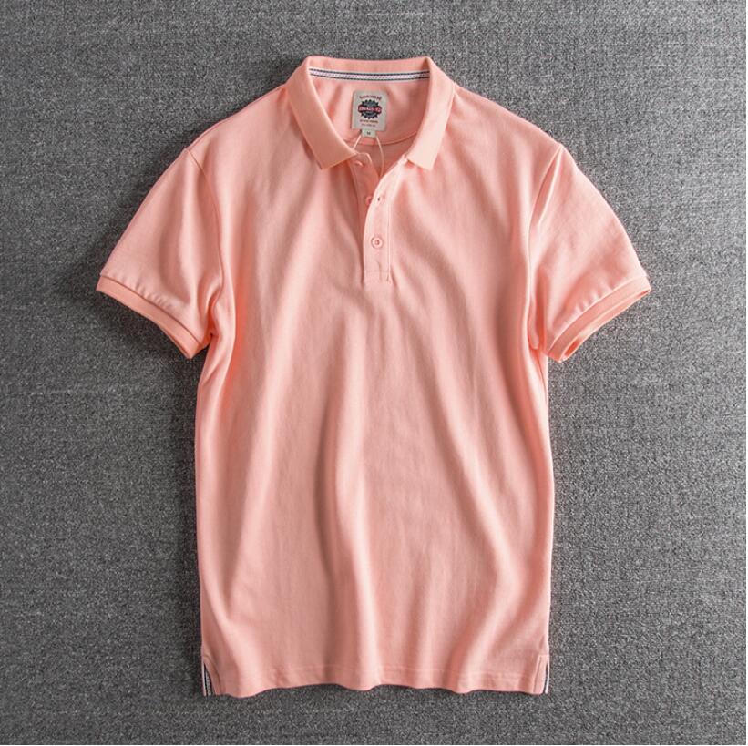 Clothing Men Polo Shirts Men Business Casual Solid Male Polo Shirt Short Sleeve Breathable Polo Shirts men