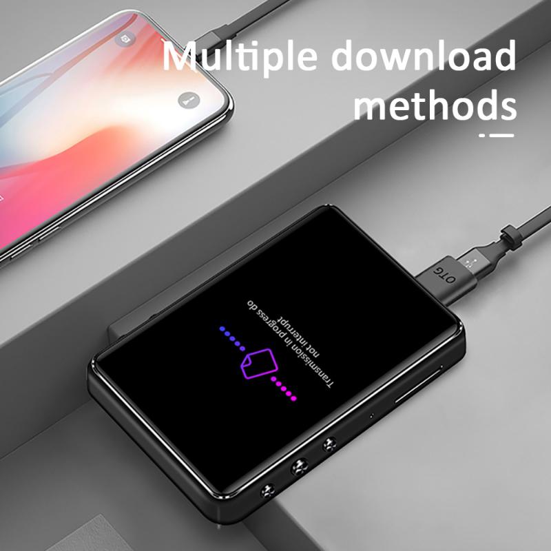1PC Newest For IQQ-X62 2.4 Inch Touch Screen Bluetooth5.0 MP3/MP4 Music Player Bluetooth Connectivity Support HIFI