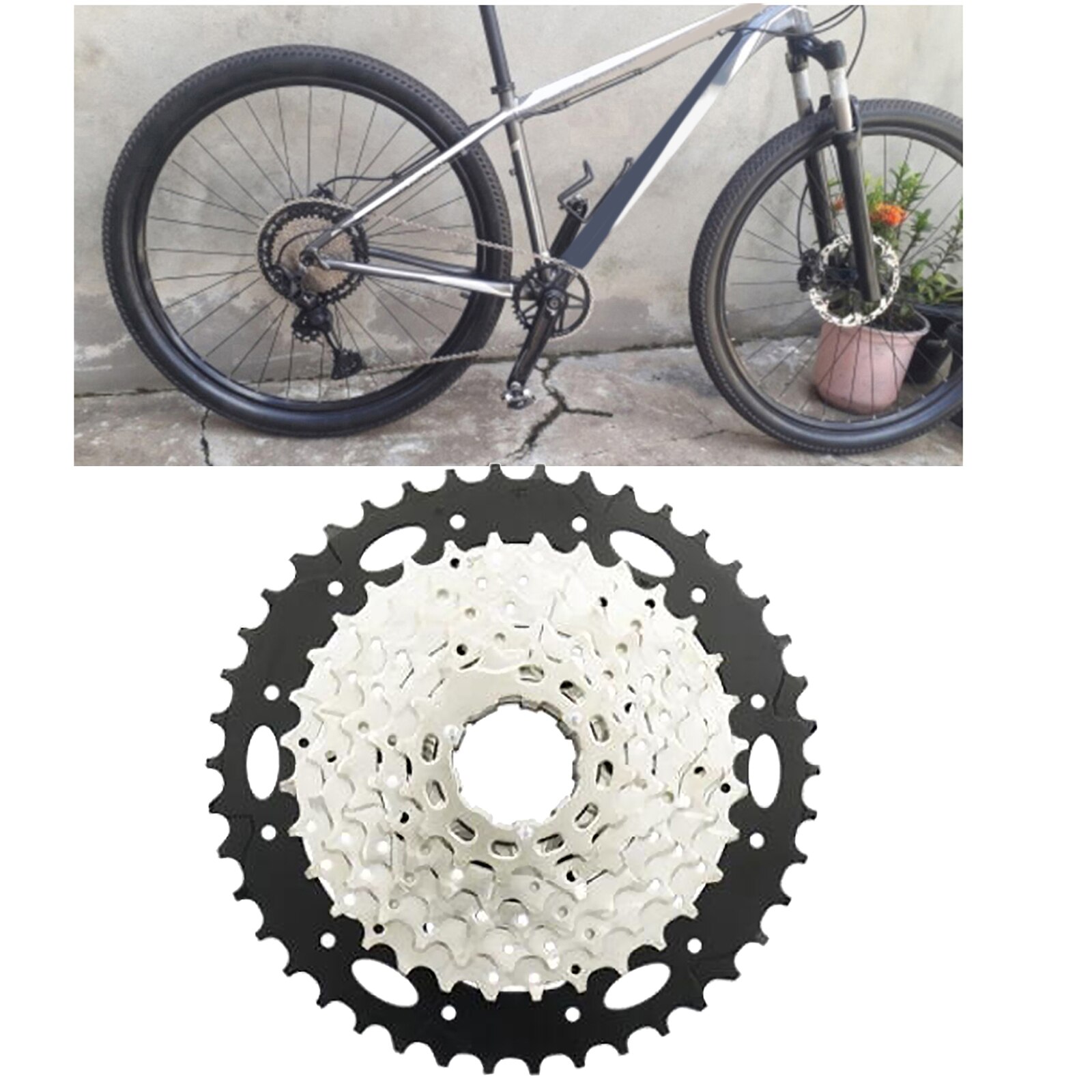 Bicycle Freewheel High-Tensile Steel Sprocket Bike Freewheel for Bicycle Maintenance Bicycle Flywheel Bike Modification