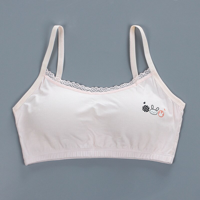 Soutien-gorge en dentelle pour filles de 13 à 18 ans, sous-vêtements doux, accessoires pour filles, 16, 18, respirant, pour adolescentes: Rose
