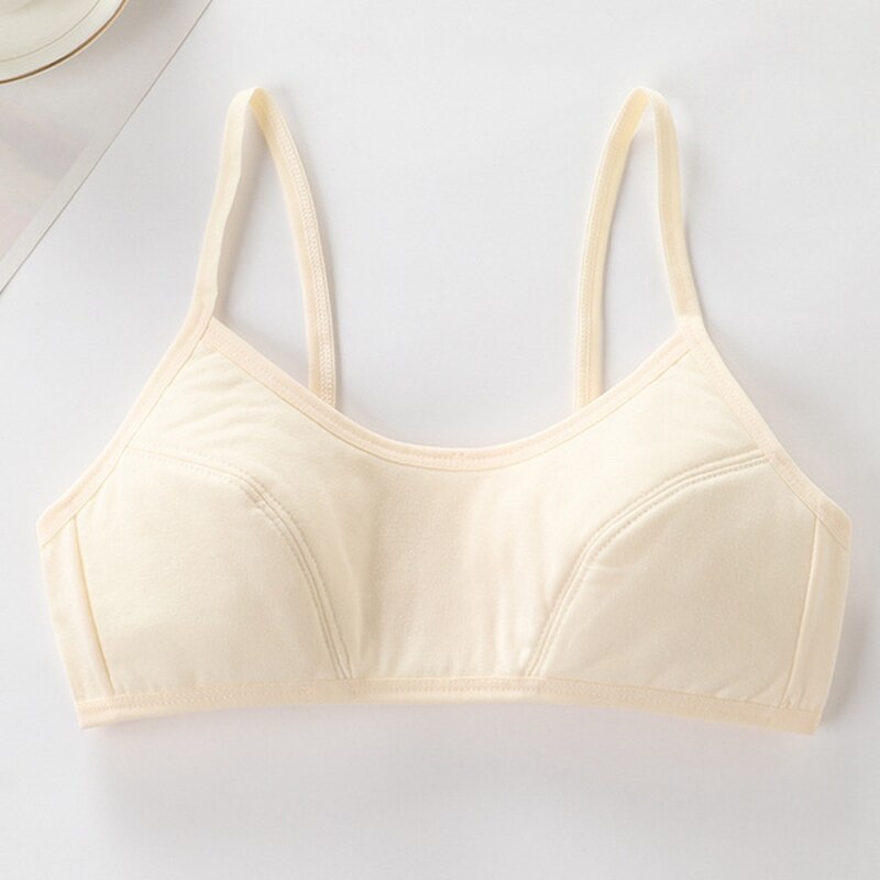 Junges Mädchen Bh für 12-16Y Teenager Schulungen Bh freundlicher Sport Unterwäsche Adolescente Jugendliche Büstenhalter Rohr Spitzen Pubertät Kleidung: Mädchen BH S2