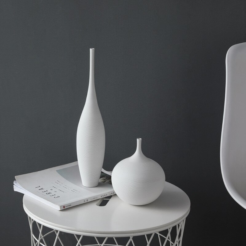 Jingdezhen moderne minimalistisk håndlavet kunst zen vase keramiske ornamenter stue model boligindretning