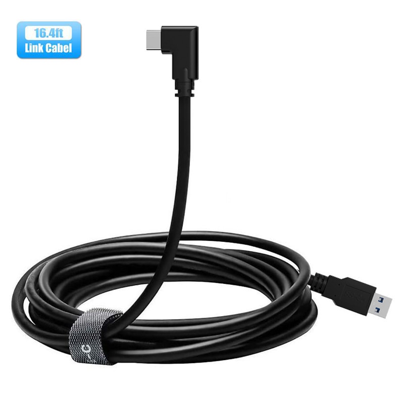 5M Cable de datos para Oculus búsqueda 2/enlace accesorios VR USB 3,0 tipo C la transferencia de datos USB-A al tipo-C Vr Cable de auriculares de Cable de carga