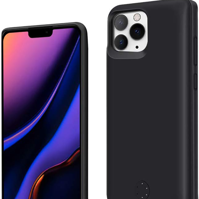Aroay 6000 mAh batería banco de energía funda para iphone 11 ProMax batería cargador funda inteligente gel de sílice Material para iphone 11