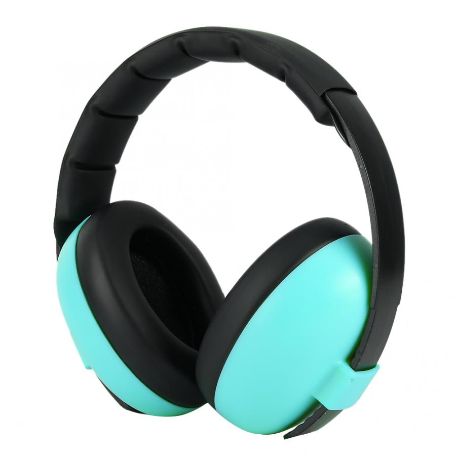 Sleep Hearing Protection Foldable Noise Concelling Earmuff for Children Baby Sleep Earmuff: Green