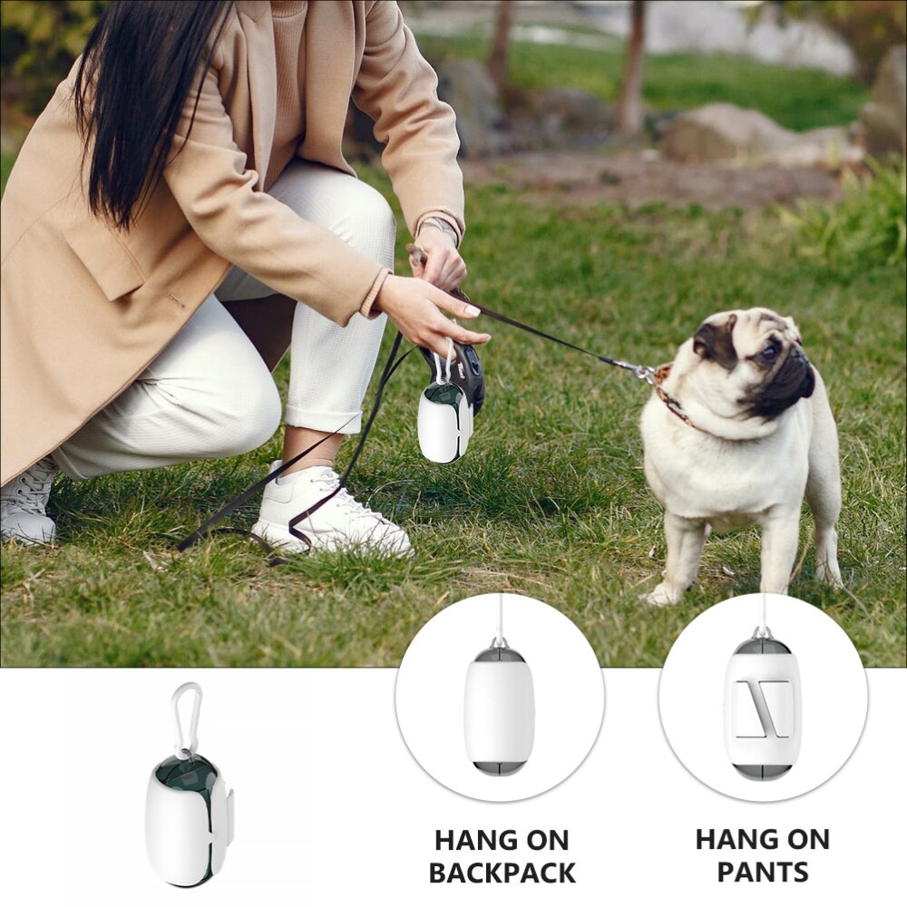 Pocket Size Pet Dog Waste Bag Holder Pouch Dispenser with Hanging Loop
