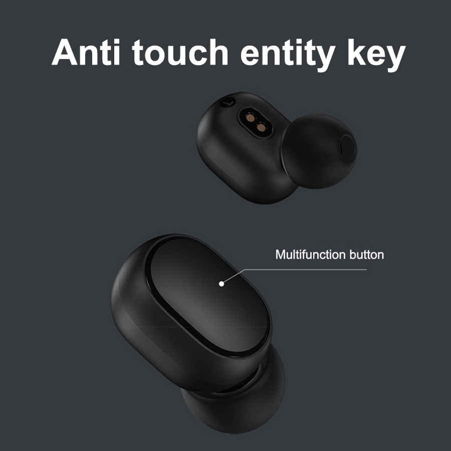 Xiaomi Redmi Airdots 2 Ohrhörer Wahre Drahtlose Kopfhörer Bluetooth 5,0 Headset Mit Mic Lade Kopfhörer In-Ohr stereo bass