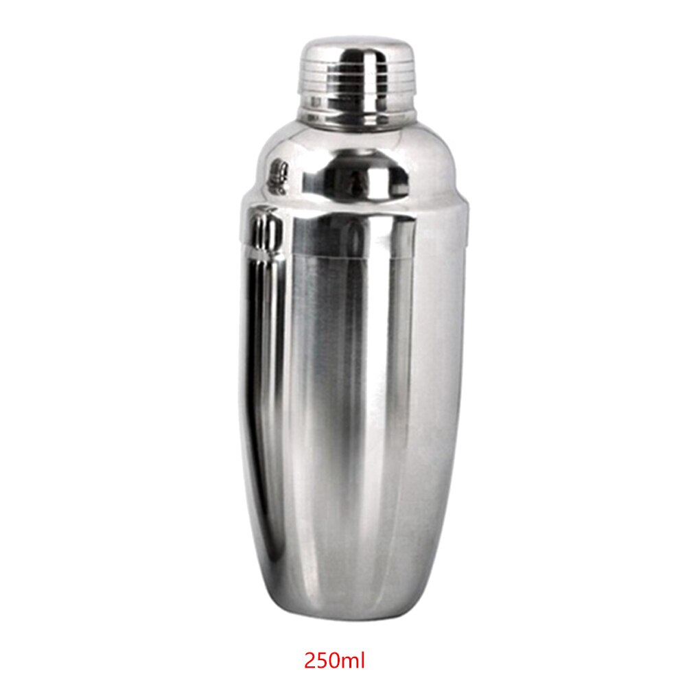 550ML/750ML Storage Stand Stainless Steel Cocktail Shaker Mixer Wine Martini Boston Shaker For Bartender Drink Party Bar Tools: Style 2 250ml