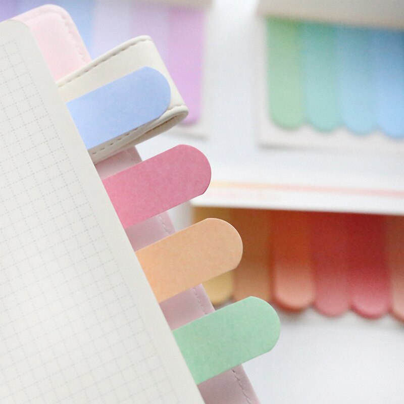 120 Pages gradient sticky notes Stationery Sticker index Posted It Planner Stickers Notepads Office School Supplies
