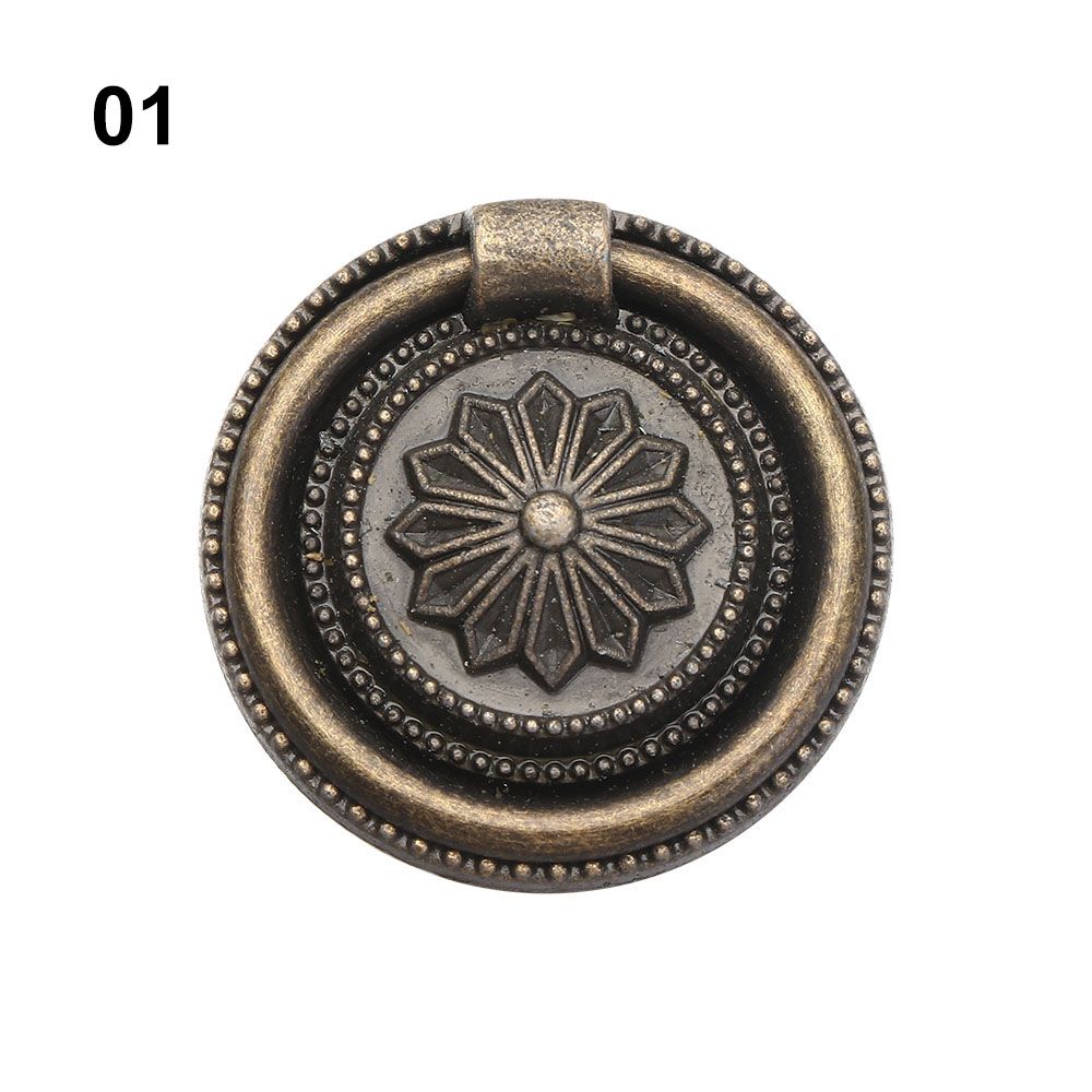 Antique Bronze Cupboard Wardrobe Dresser Furniture Handle Kitchen Cabinet Drawer Knobs Wooden Box Jewelry Box Knob Hardware: Beige