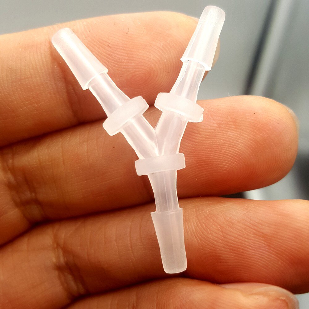 3 Stuks T-vormige Gelijkdimensionale Slangkoppeling – PE Materiaal, Voor Vacuümslangen, Siliconenrubber, Geschikt Voor Water En Lucht