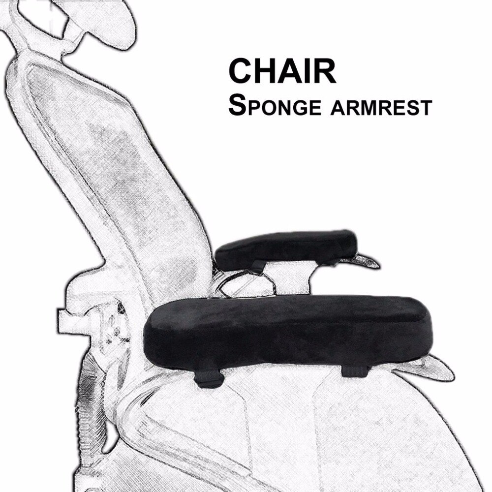 2 st stol armstödsdynor ultramjukt memory foam armbågskudde stöd universell passform för hem eller kontor stol för armbågsavlastning
