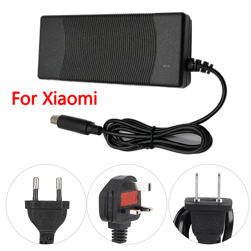 42V 2a Elektrische Scooter Oplader Adapter Acculader Vervanging Voor Xiaomi Elektrische Scooter Accessoires Eu/Us/Uk Plug
