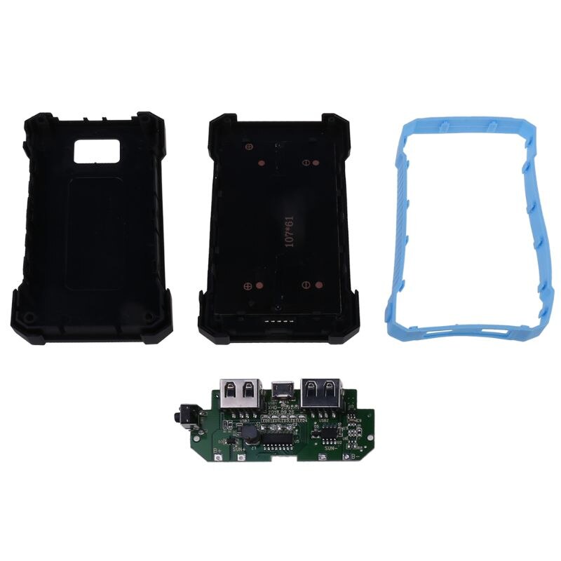Kit Power Bank Fai Da Te 3 Pezzi: Batteria 18650, Scatola E Caricabatterie Per Arduino - Foto 2