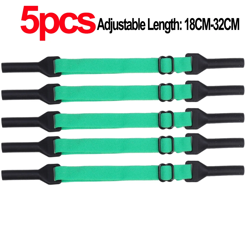 1/5pcs Glasses Chain For Kids Adults Sunglasses Strap Children Glasses Safety Band Strap Retainer Cord Holder Sport Glasses Rope: Blue