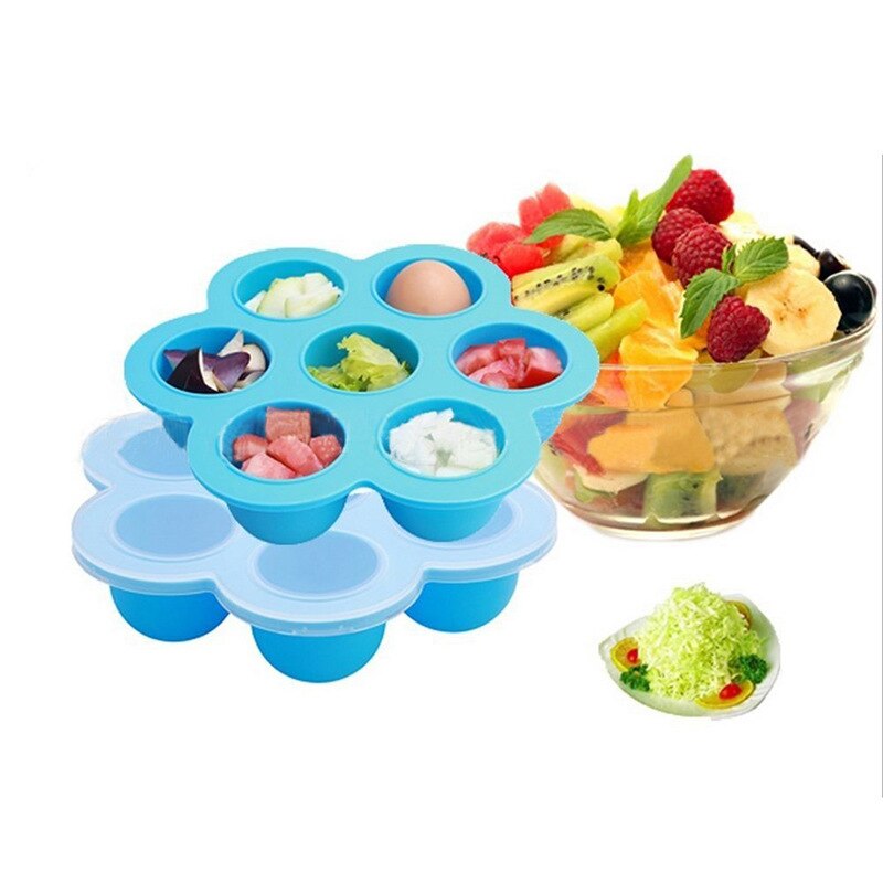 Babyvoeding container baby fruit moedermelk bewaardoos vriezer lade knapperige babyvoeding babyverzorging bloem type bewaardoos
