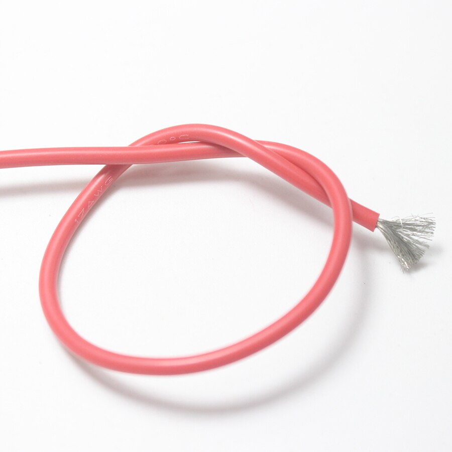 17AWG Siliconen Gel Rubber Draad 1mm2 Flexibele Kabel Hoge Temperatuur Geïsoleerde Koperen Ultra Zachte Elektron Diy Lijn Kleurrijke