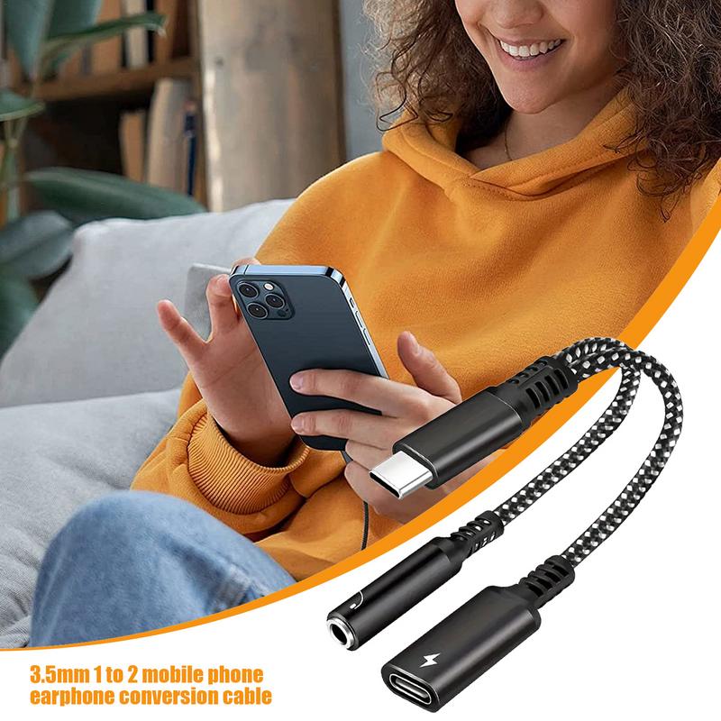 Splitter Kabel Für Headset Kopfhörer Adapter 3,5mm Adapter Kabel Splitter Ladegerät Adapter Kopfhörer Splitter Für Telefon Computer