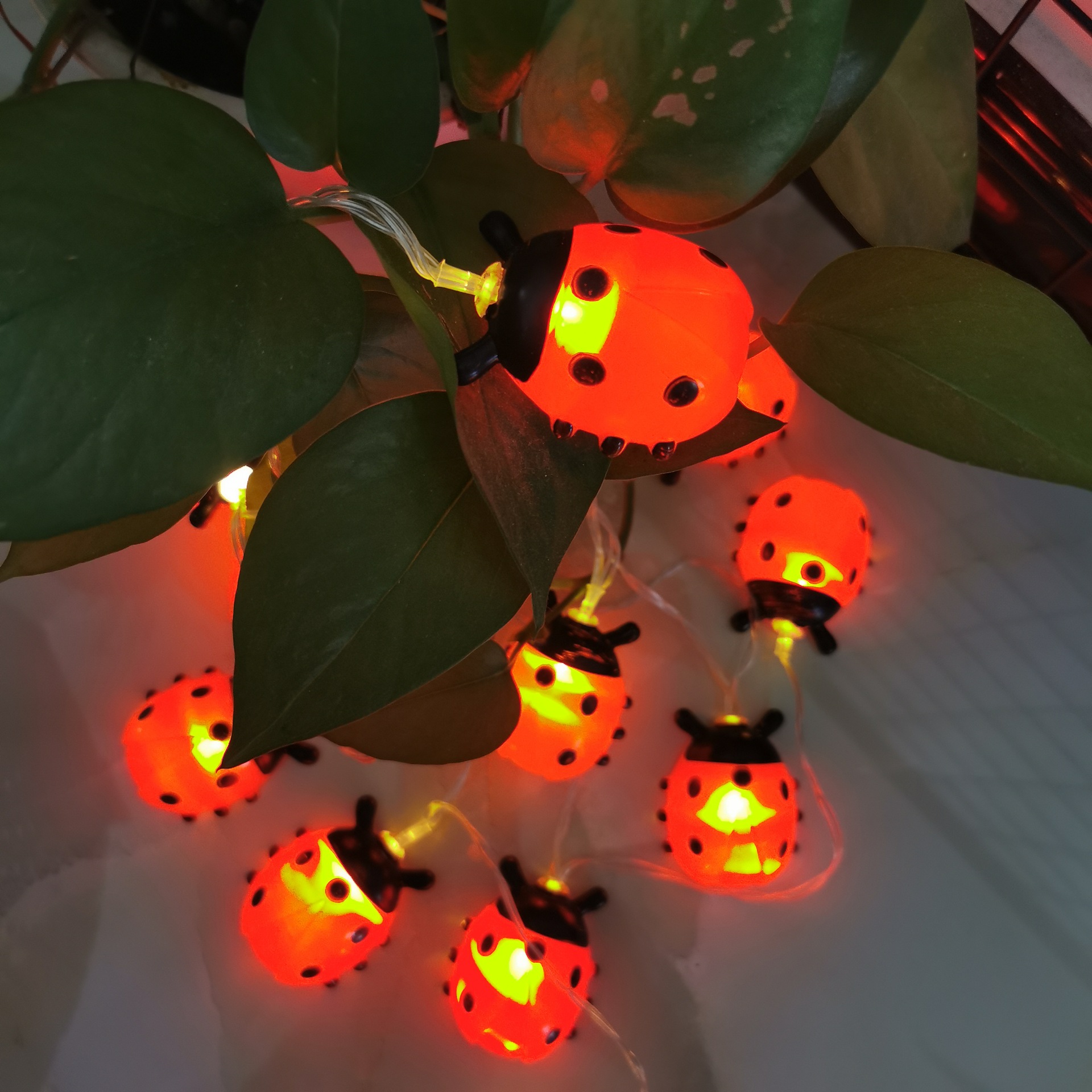 Dier Kever Led String Fairy Lights Kerst Garland Lamp Ketting Bruiloft Tuin Home Festivel Partij Decoratie Indoor Verlichting