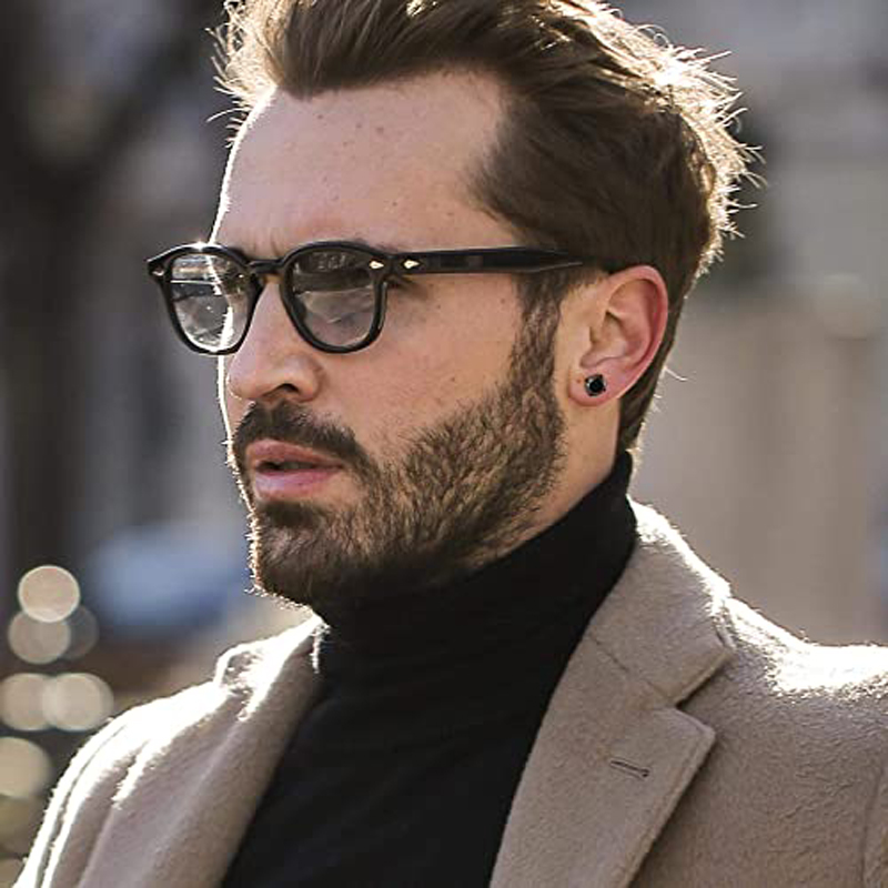 5 Paris Hypoallergeen Roestvrij Staal Stud Oorbellen Zirconia Cz Oorbellen Studs Set Voor Mannen Vrouwen 3Mm-8mm