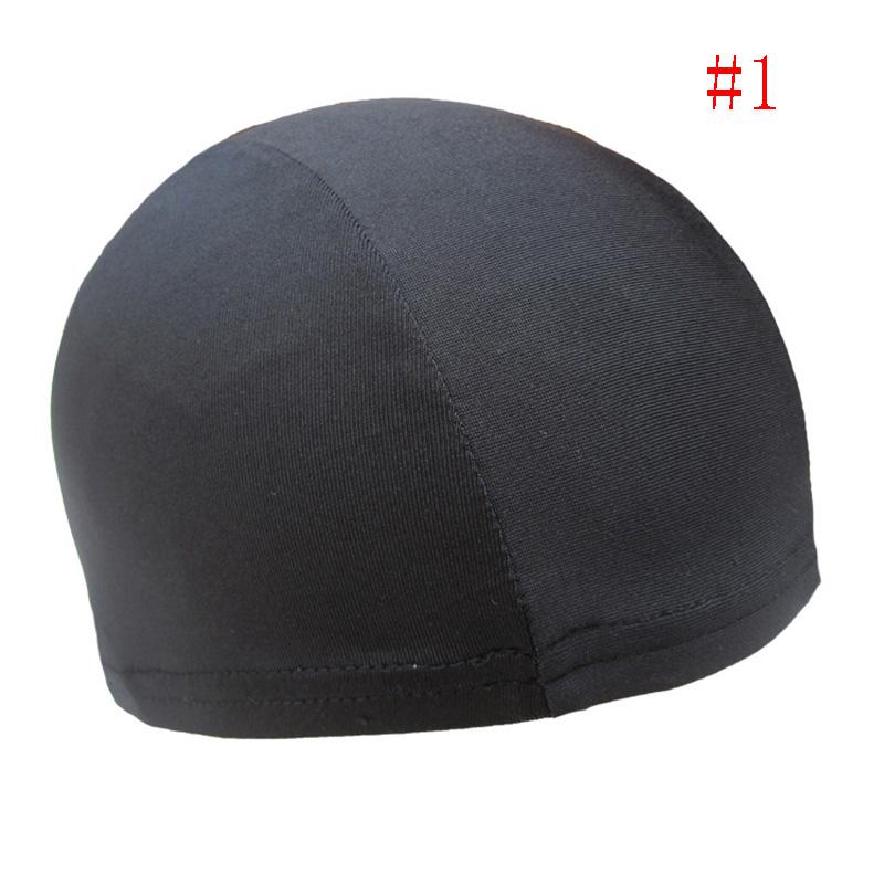 Dome cap hjelm liner biker beanie lue herre bandanas turban hatter riding tur motorsykkel hode wrap caps hurtigtørkende lue: En