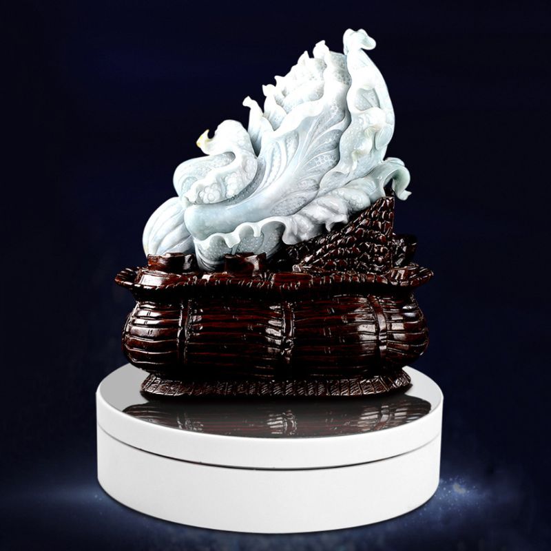 3 snelheden elektrische draaibare displaystandaard spiegel draaitafel sieradenhouder batterij