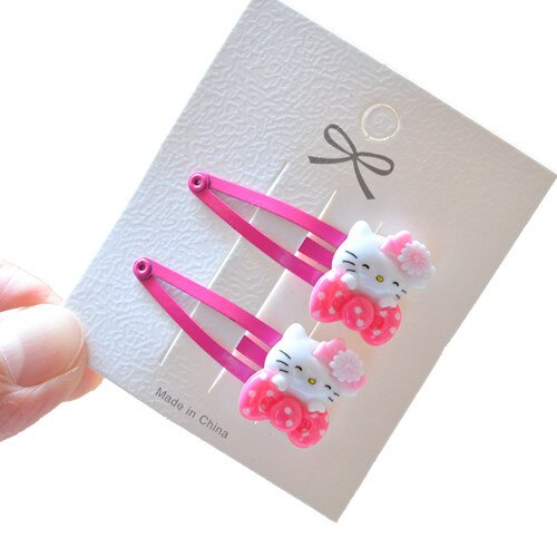 2 Stuks Leuke Cartoon Kat Olifant Meisjes Haar Accessoires Bb Clips Haarspelden Kinderen Hoofddeksels Baby Haar Clips Hoofdtooi: 08