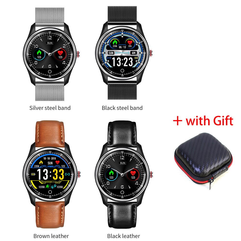 MX9 smart watch voor Zwemmen Smart armband ECG Touch-Screen Bloeddruk Hart-Rate IP68 Waterdicht