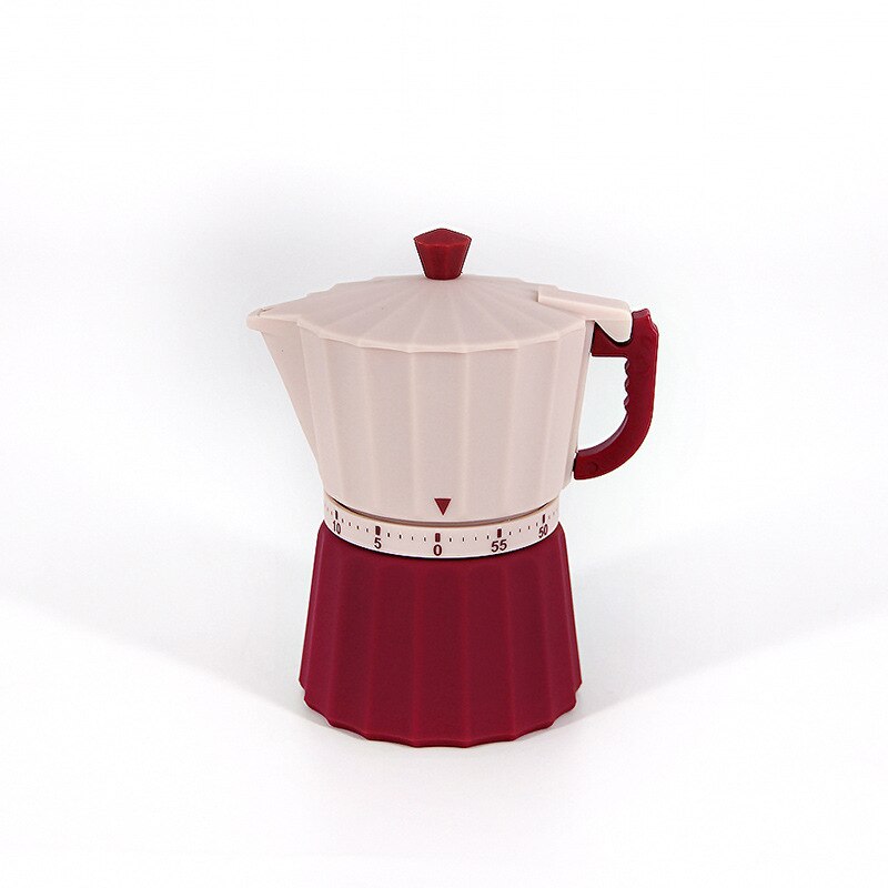 Coffee Boiling Rain Pour Device Student Cute Time Manager Timer Mechanical Reminder Timer Kitchen Timer: Moka pot