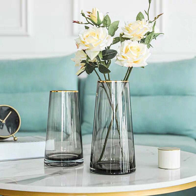Nordic Glass Vase Flower Vase Tabletop Vase Flower... Vicedeal — free download