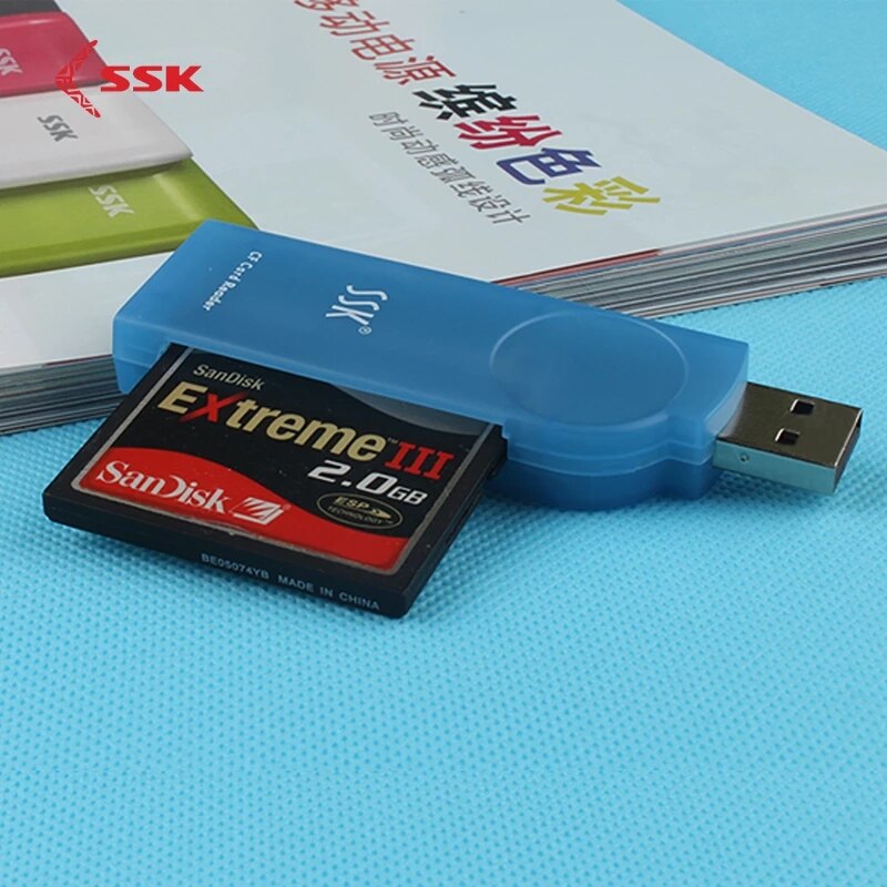 Universal High Speed USB2.0 CF Card Reader Compact Flash Card Reader for PC Laptop Computer Compatible with multiple systems