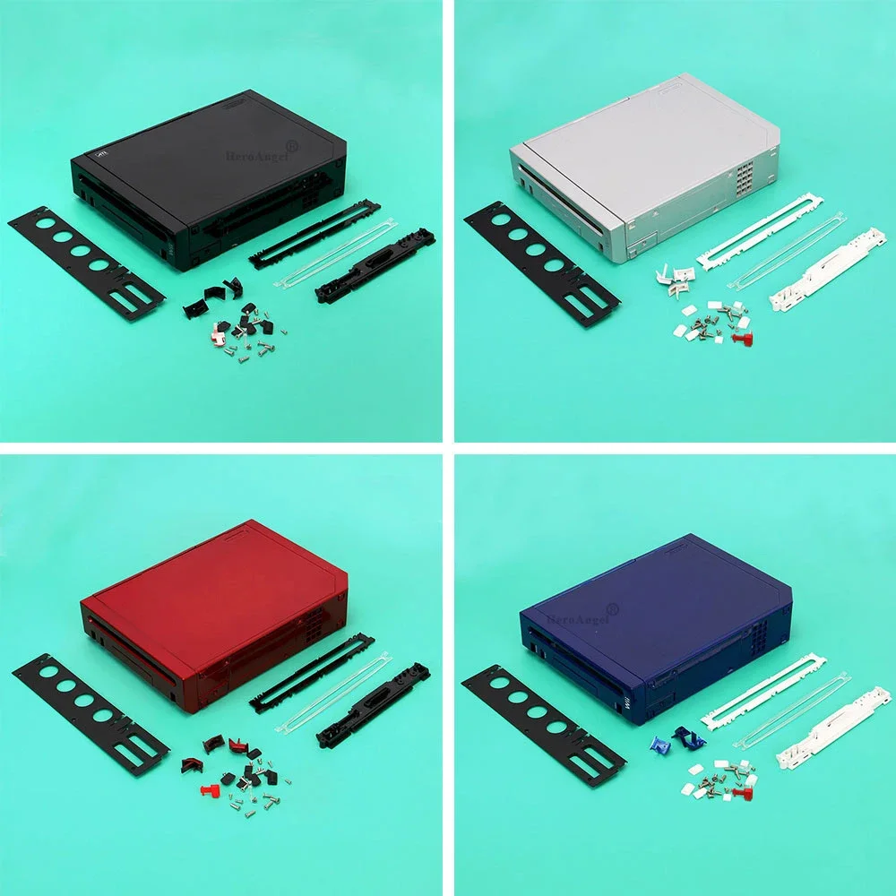 11 kleuren vervanging volledige behuizing shell beschermhoes met knoppen voor Wii Game Console reparatieonderdelen