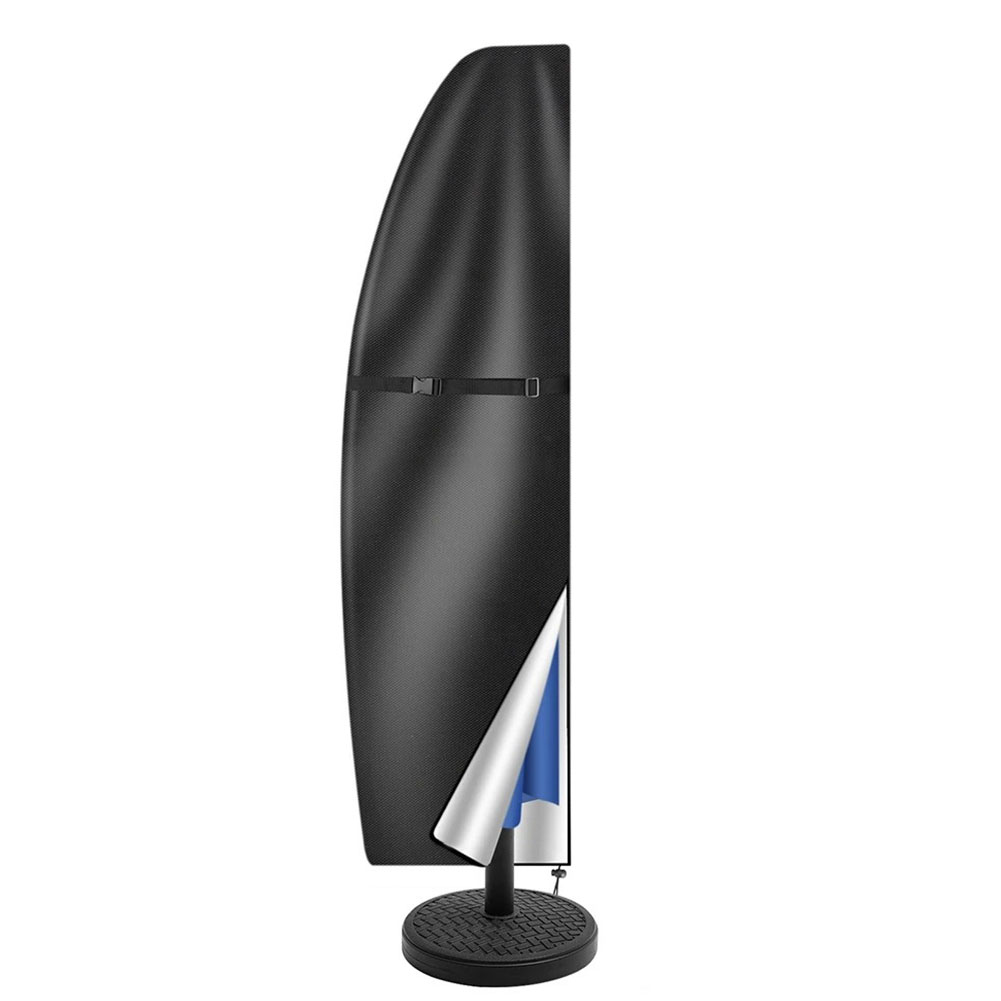 Patio Paraplu Parasolhoes Waterdichte Outdoor Anti-UV Beschermhoes met Rits Patio Parapluhoes voor Outdoor Paraplu's: Blauw