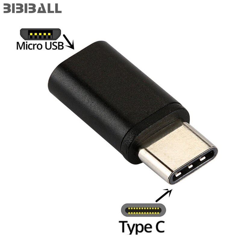 8MM Long USB Type C Adapter For LG V30 Blackview BV8000/BV9000/Pro S6 Micro USB Female To Type C Male Converter Type-C Adapter