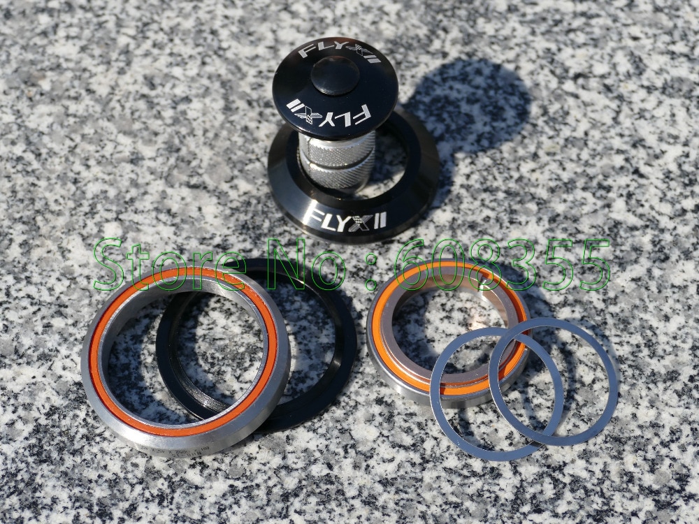 Cycling Tapered Integrated Headset - for Mountain MTB Road TT Cyclocross Bike 1 1/8" - 1 1/2" head tube