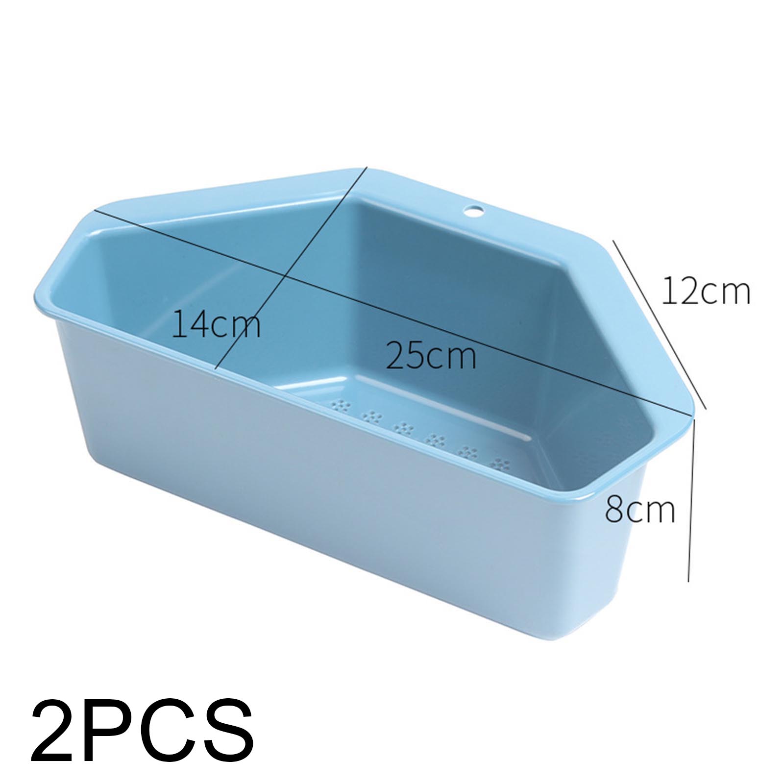 Triangular Corner Sink Drain Rack Shelf Basket Food Strainer Vegetable Fruit Drainer Sponge Holder Kitchen Filter K888: Orange