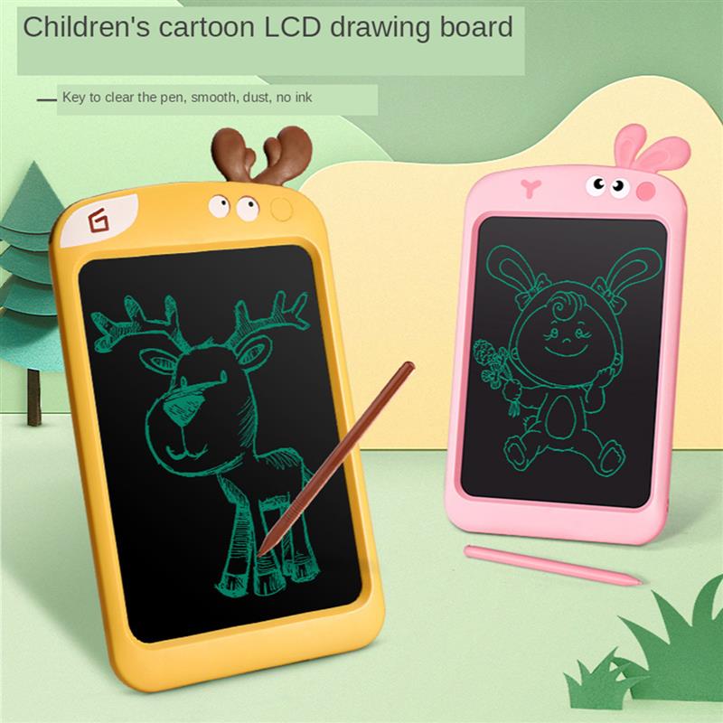 8.5/10.5Inch Cartoon Electronic Drawing Board Children Handwriting Pads Pre-School Toddlers Electronic Digital Drawing Board