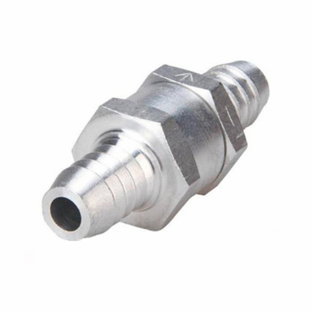 Aluminum Alloy One-way Fuel Pump Check Valve Gasoline Diesel Show Fluid Flow Direction Fuel Pump Check Valve