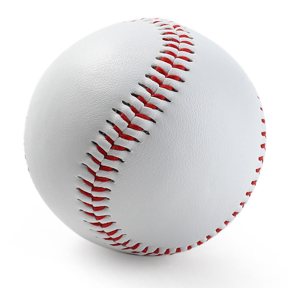 Handgemaakte Baseballs Rubber Innerlijke Zachte Baseball Kids Fitness Bal Training Oefening Baseball Men&#39;s Praktijk Team Game: Default Title