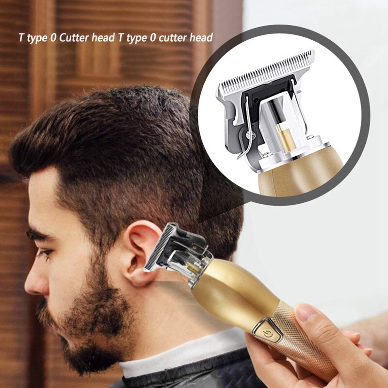 Hair Clippers, Cordless Outlining Trimmer Hair Cuttings Kit,T-Blade Close Cutting Outliner Trimmer for Men