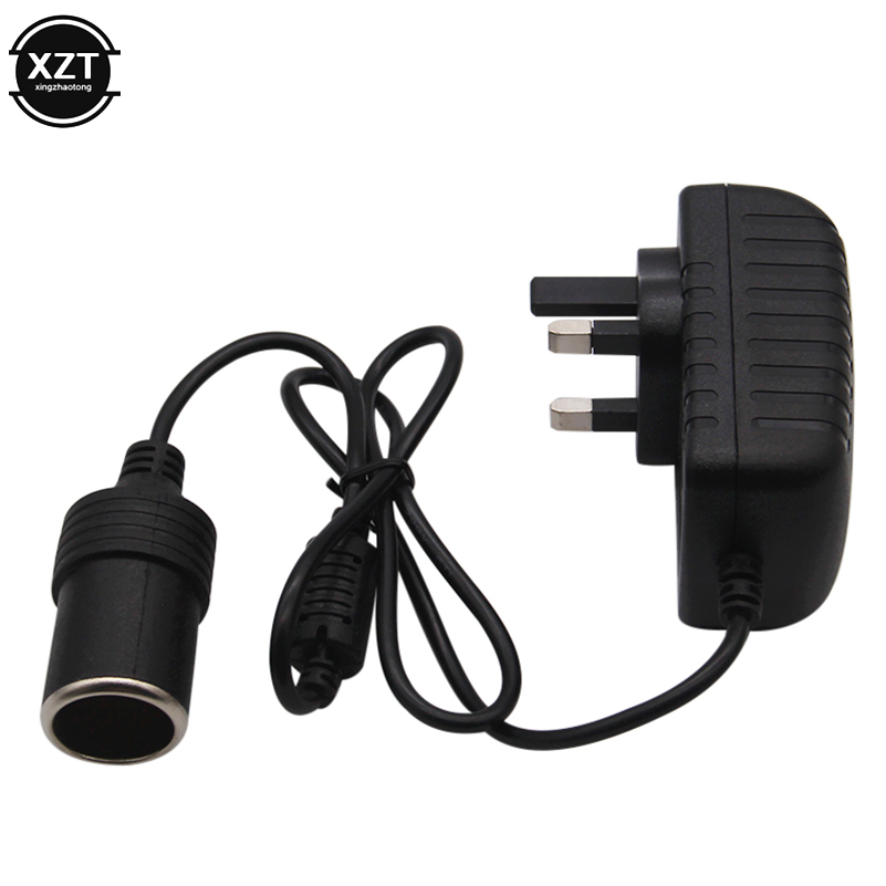 Encendedor de cigarrillos de 24W para el hogar, 220V CA a 12V CC 2A, adaptador de encendedor de cigarrillos para coche, convertidor de enchufe, probador de carga de coche