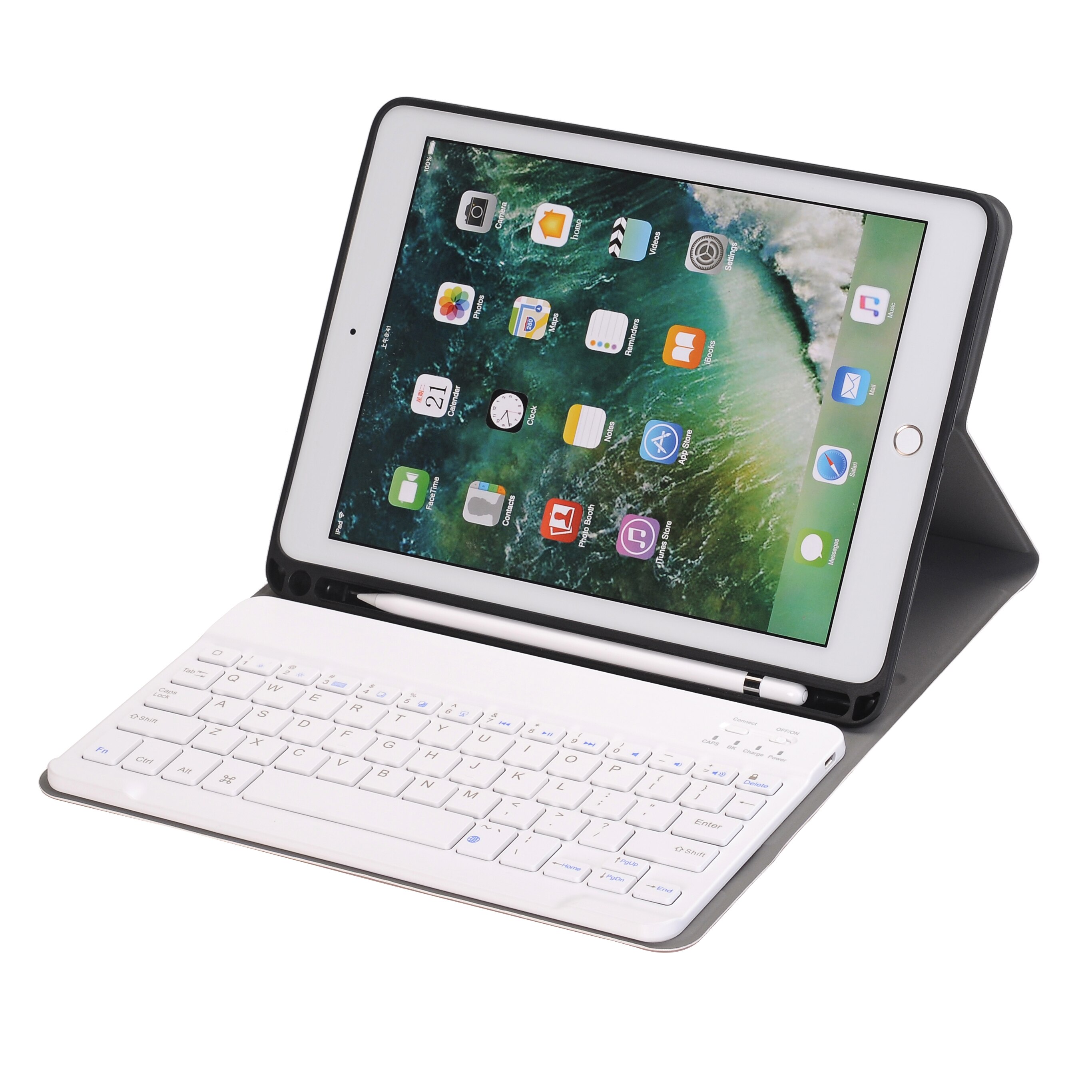 Bluetooth Keyboard Case Voor Apple Ipad Air 9.7/Pro 9.7 Air2/ Air / Ipad Cover Funda potlood Slot