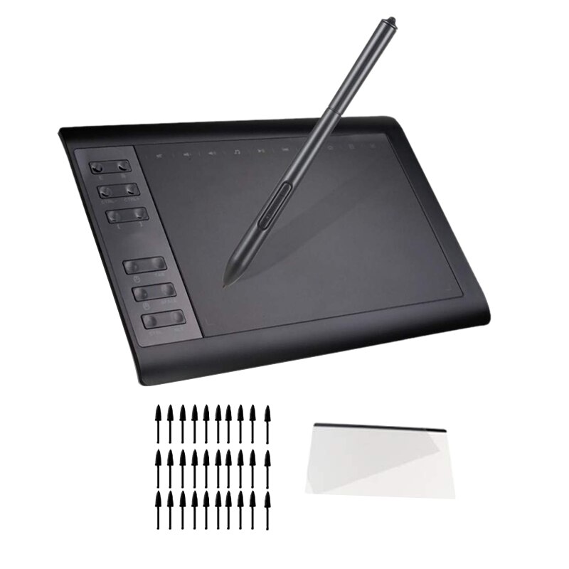 Elysium Tekentablet - Grafische Tekentablet - Bluetooth - 8192 Niveaus Tilt Control Met Geavanceerde Tekenpen Tekentablet Drawing Tablet 0
