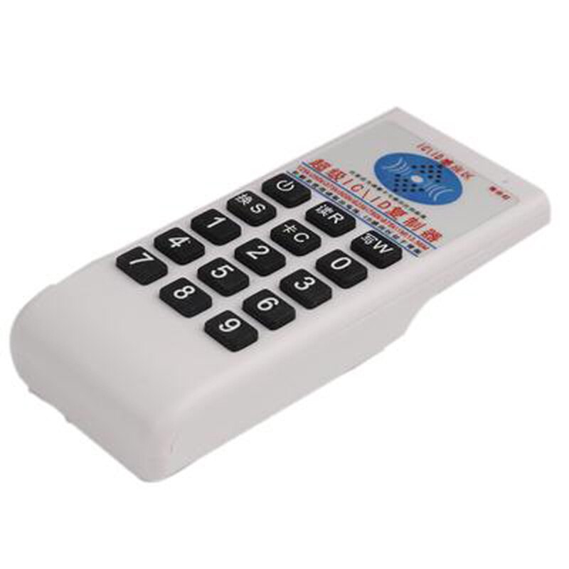 125Khz 13.56MHZ copieur duplicateur Cloner ABS RFID NFC lecteur de carte à puce écrivain + 2 pièces cartes d'identité 2 pièces porte-clés